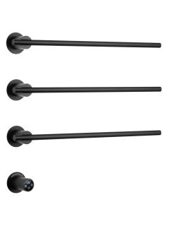 Полотенцесушитель электрический встраиваемый Wonzon & Woghand Dortmund WW-A363-MB 58x55 см с внутренней частью чёрный матовый